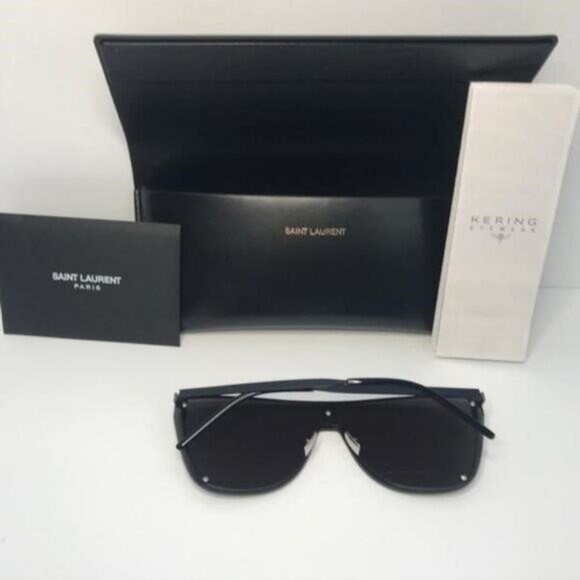 New Authentic SAINT LAURENTSL 1 Mask Sunglasses - Picture 10 of 11